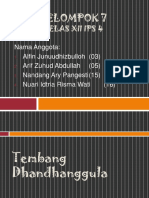 Analisis Tembang Dhandhanggula