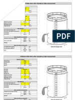 Storage Tank Hole, Spill Volume & Time Calculation: Solvent Details