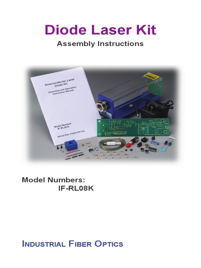 Diode Laser Kit Assembly Instructions PDF Laser Power Supply