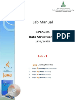 Lab Manual: CPCS204 Data Structures 1