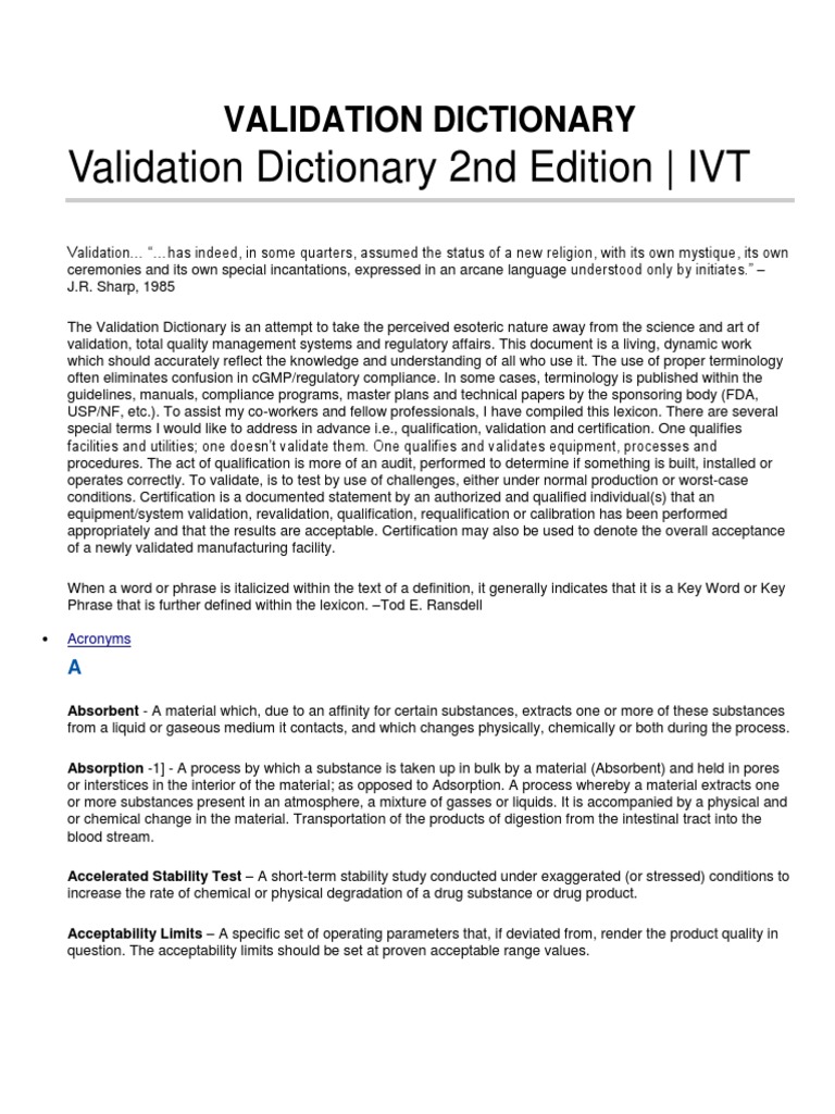 Verification and validation intelligence overview