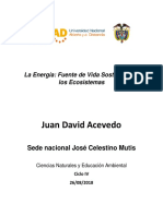 Juan David Acevedo Energia de Los Ecosistemas 28-08-2018