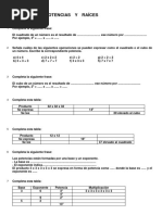 POTENCIAS - Y - RAICES 6 Primaria PDF