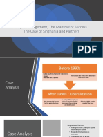 People Management, The Mantra For Success: The Case of Singhania and Partners