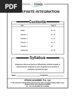 Indefinite Integration