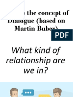 Discuss The Concept of Dialogue (Based On Martin Buber)