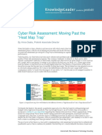 Cyber Risk Assessment: Moving Past The "Heat Map Trap": by Vince Dasta, Protiviti Associate Director