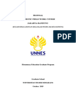 Proposal FIeldwork Course Postgraduate UNNES