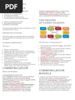 Communication Communication Models: The Process of Communication