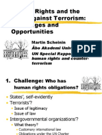 Human Rights and The Fight Against Terrorism: Challenges and Opportunities