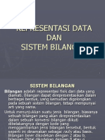 REPRESENTASI DATA DAN SISTEM BILANGAN