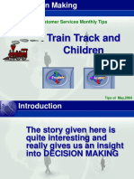 Train Track and Children: SMO Customer Services Monthly Tips