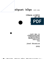 August Högn - Edition Libera - E-Moll - Op