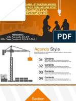 Silhouette of Construction Worker Industry PowerPoint Templates