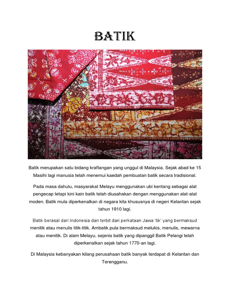 Batik  PDF