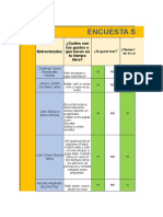 Encuesta Lectura Tabulacion