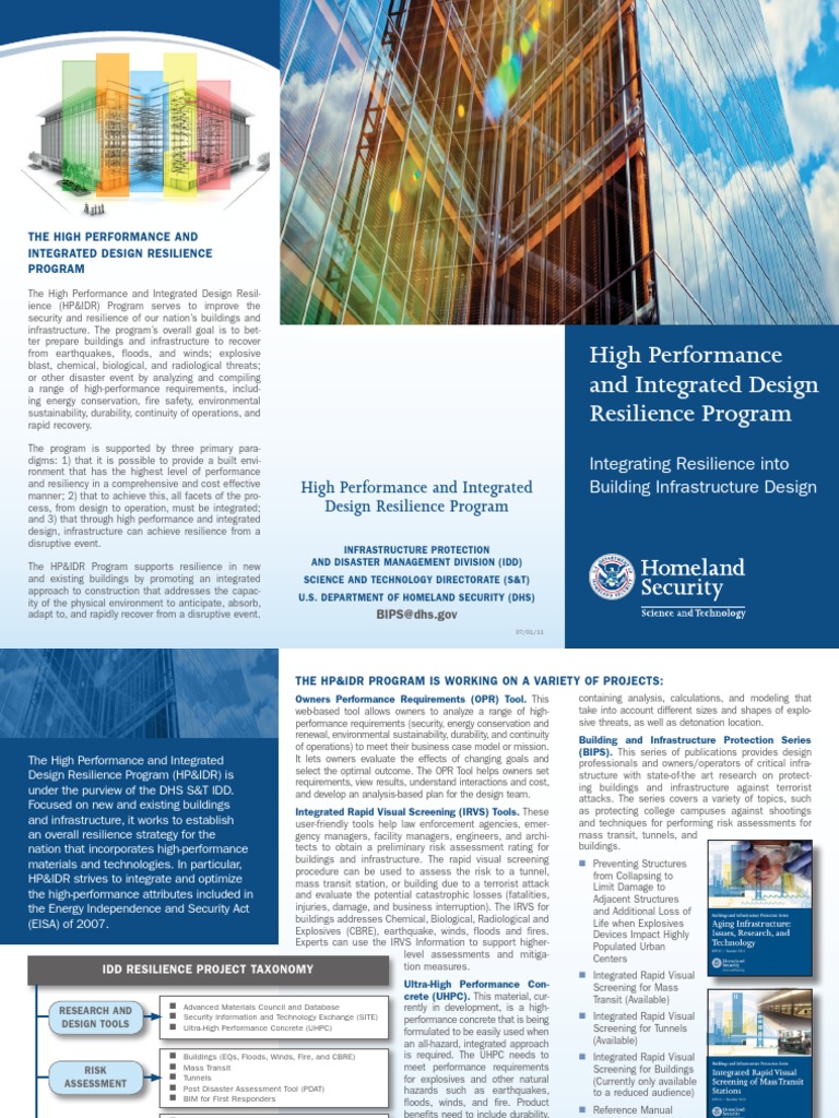 High Performance Resilience Program | PDF | Ecological Resilience ...