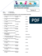 Soal Tematik Kelas 1 SD Tema 2 Kegemaranku Subtema 4 Gemar Membaca Dan Kunci Jawaban