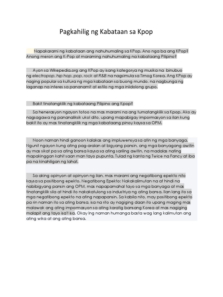 Kpop Objectification And Rkpopfap A Critical Analysis - te38hk3