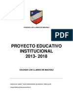 Proyecto Institucional Los Llanos