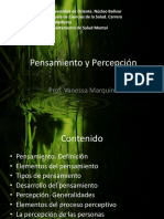 Pensamiento y Percepción