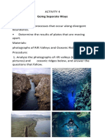 Diverging Plates: Rifts, Ridges and Separating Continents