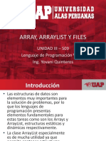 Array, ArrayList Y Files
