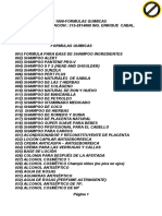 1000 Formulas Quimicas