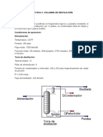 Práctica 2 Columna de Destilacion