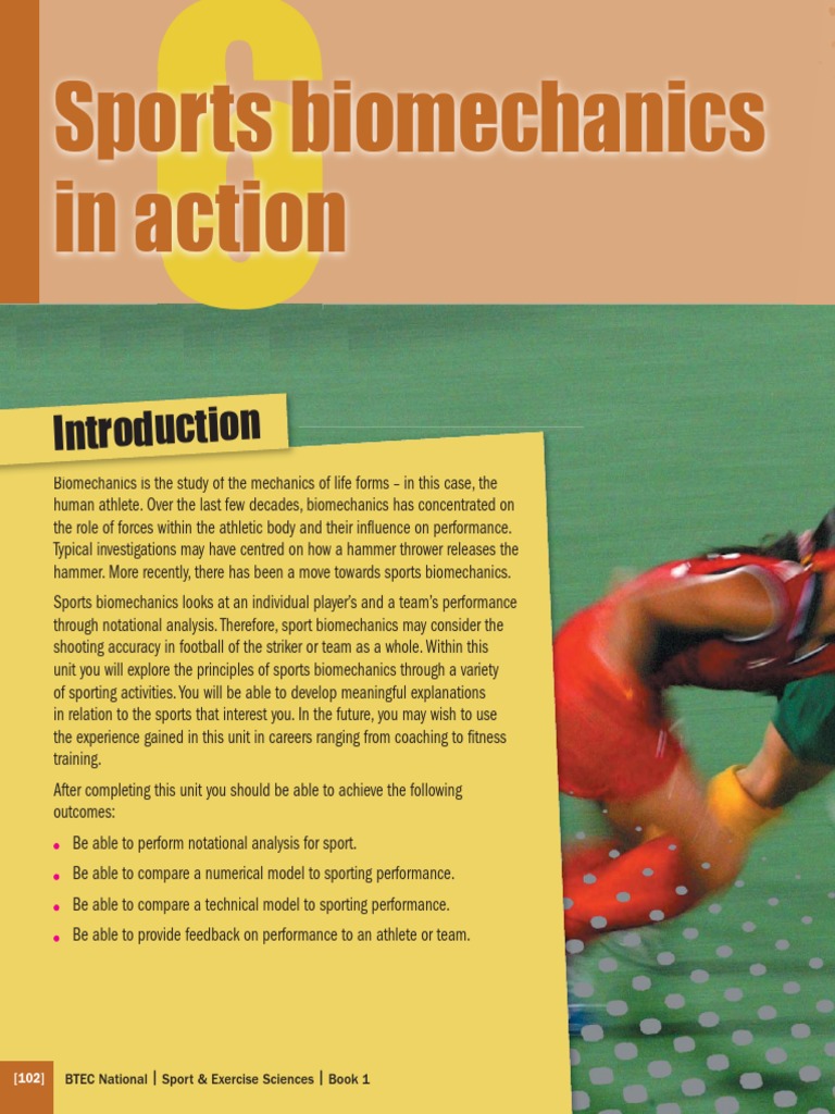 Sports Biomechanics in Action: BTEC National - Sport & Exercise ...