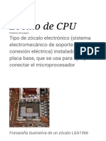 Zocalo de CPU