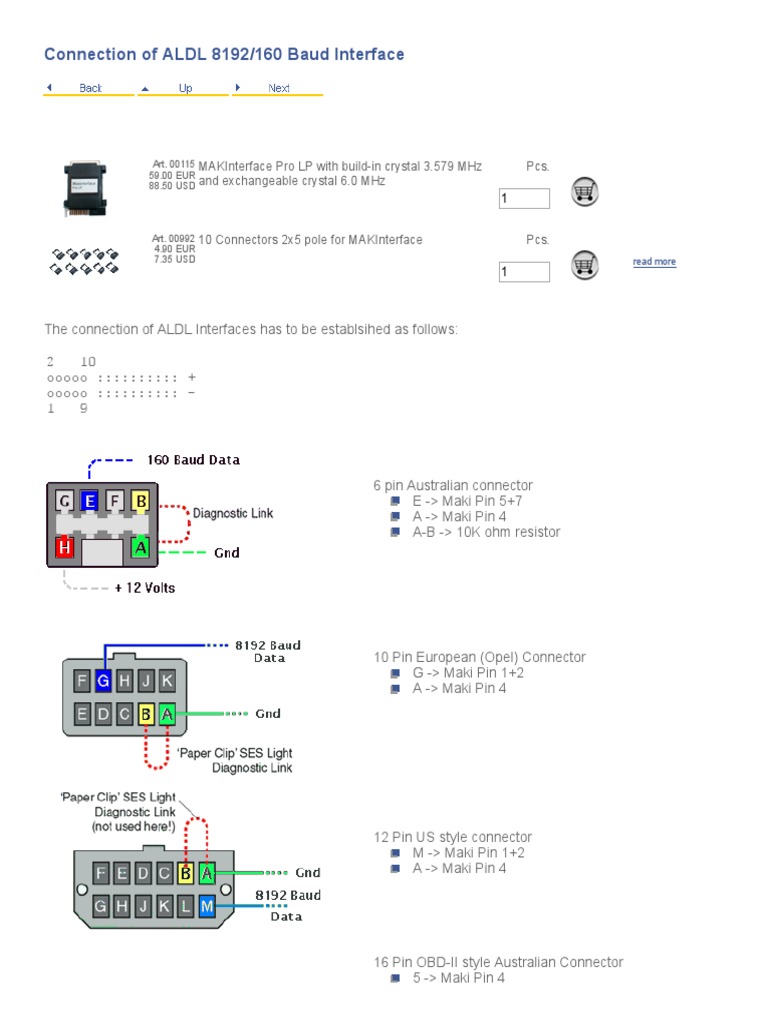 MAKInterface - ALDL 8192 - 169 Baud Interface | PDF | Computers