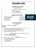 Curriculum Vitae: Mouele Mahoungou