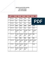 JADWAL PELAJARAN SLB WIDYA SHANTIKA TUNAGRAHITA Kelas 7