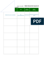 Matriz de Usuarios