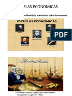 ESCUELAS ECONOMICAS Diapositivas