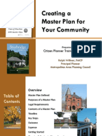 Creating A Master Plan