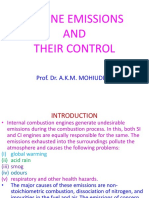 Engine Emissions AND Their Control: Prof. Dr. A.K.M. MOHIUDDIN