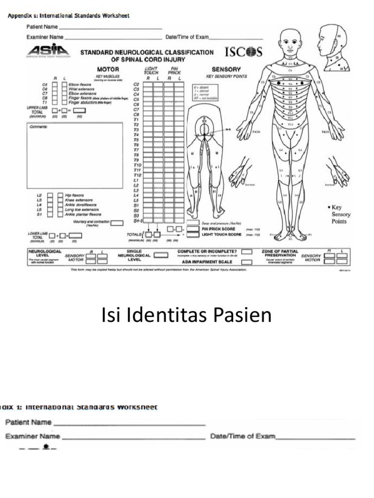 Classification of Spinal Cord Injury | PDF | Sains & Matematika