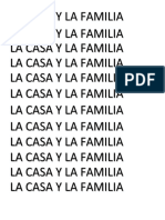 La Casa y La Familia Titulos