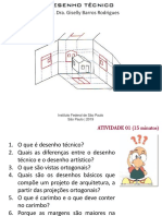 DESENHO TÉCNICO: VISTAS, ELEMENTOS E PADRÕES