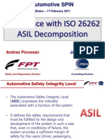 Experience With ISO 26262 ASIL Decomposition