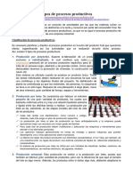 Tipos de Procesos Productivos