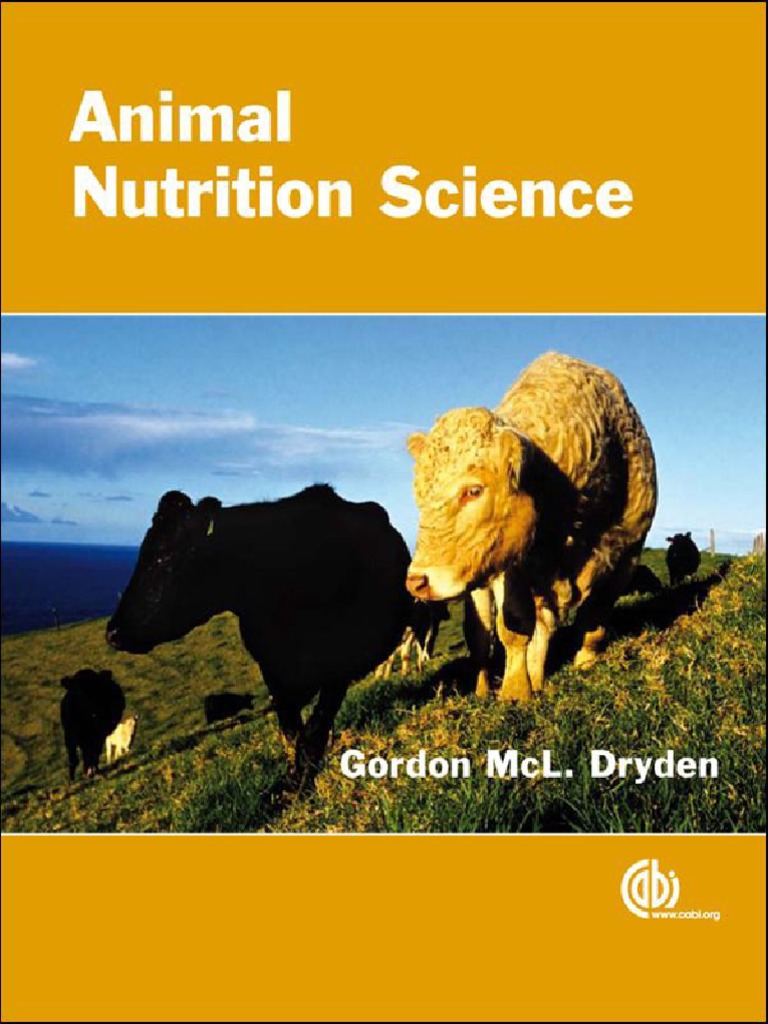 Libro Animal Nutrition Science Pdf Ruminant Digestion