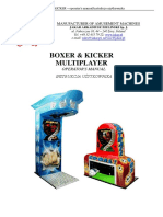 Boxer & Kicker Multiplayer: Operator'S Manual Instrukcja Użytkownika