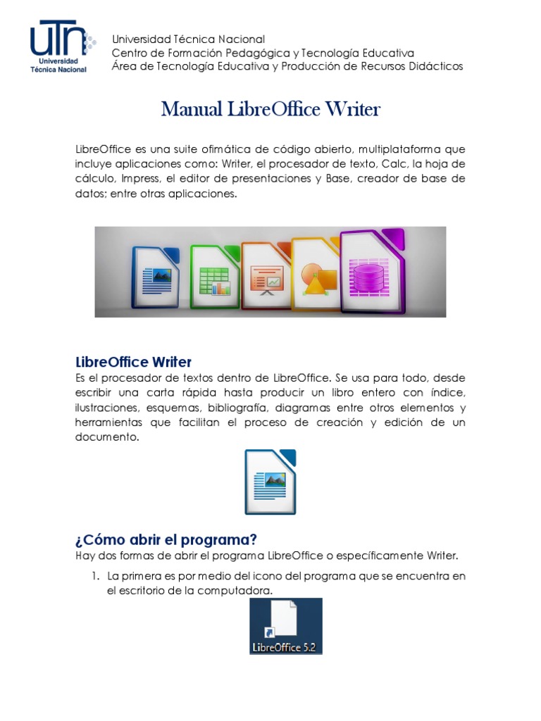Libreoffice Manuel Pdf Gratuit – Tutoriel Utilisation Libreoffice – IVJXE