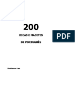 200 Dicas e Macetes de Português. Professor Leo01