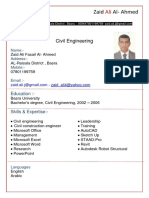 Civil Engineer CV