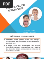 Alteração da Saúde Bucal em Adolescentes