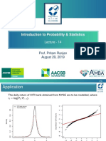 Introduction To Probability & Statistics: Lecture - 14